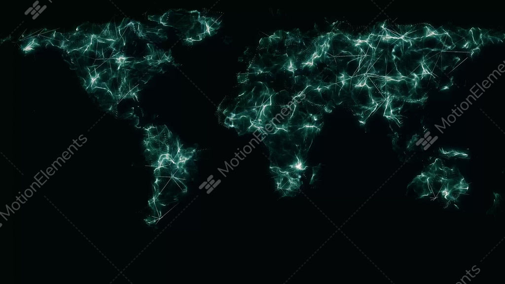Looped World Map MotionElements