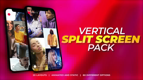 diagonal split screen after effects